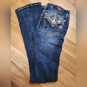Miss Me Signature boot Dark Blue Jeans